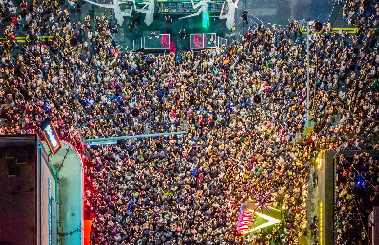 Concert-grade stage production on East Fremont