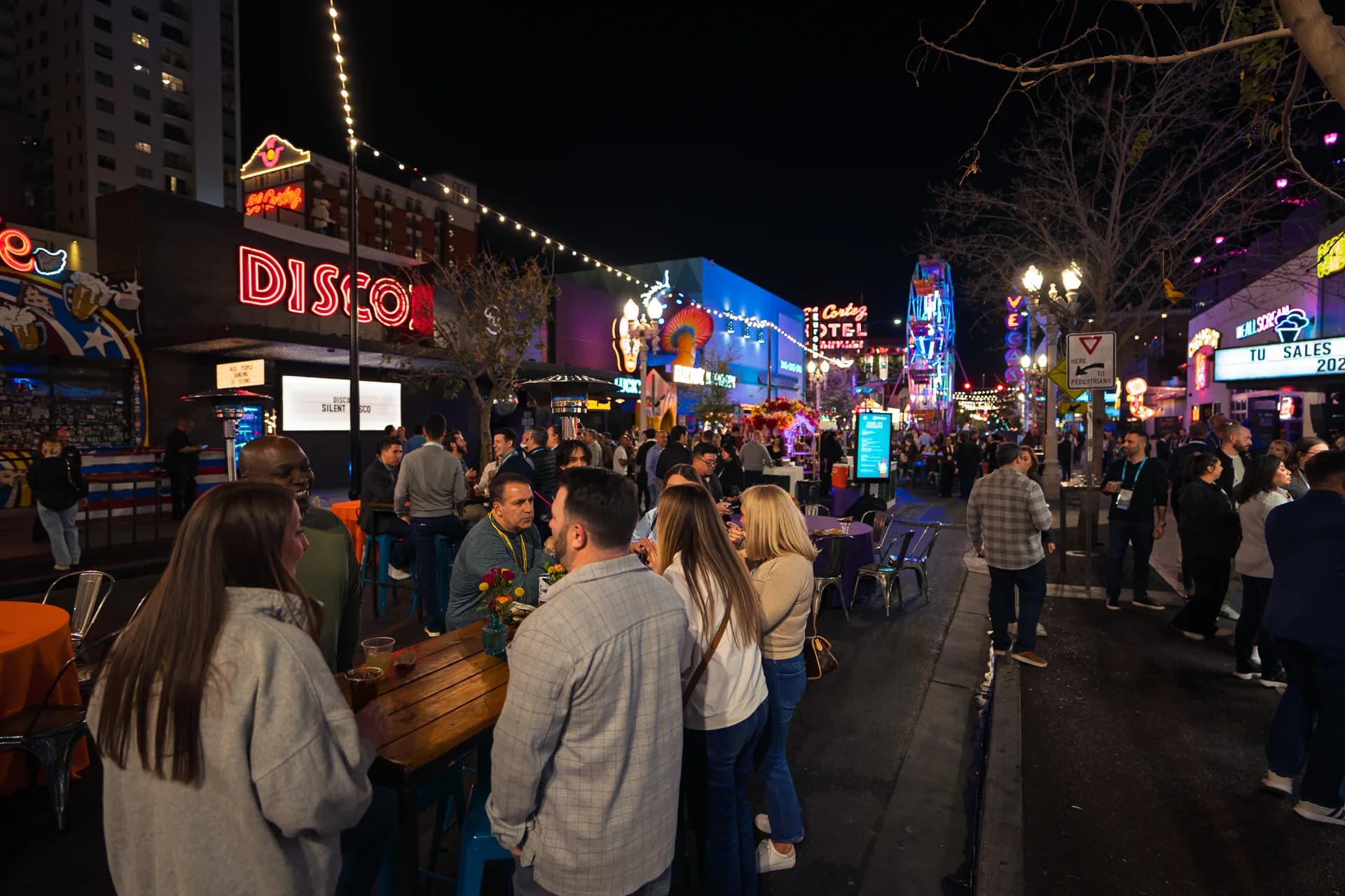 Night activation lighting and production